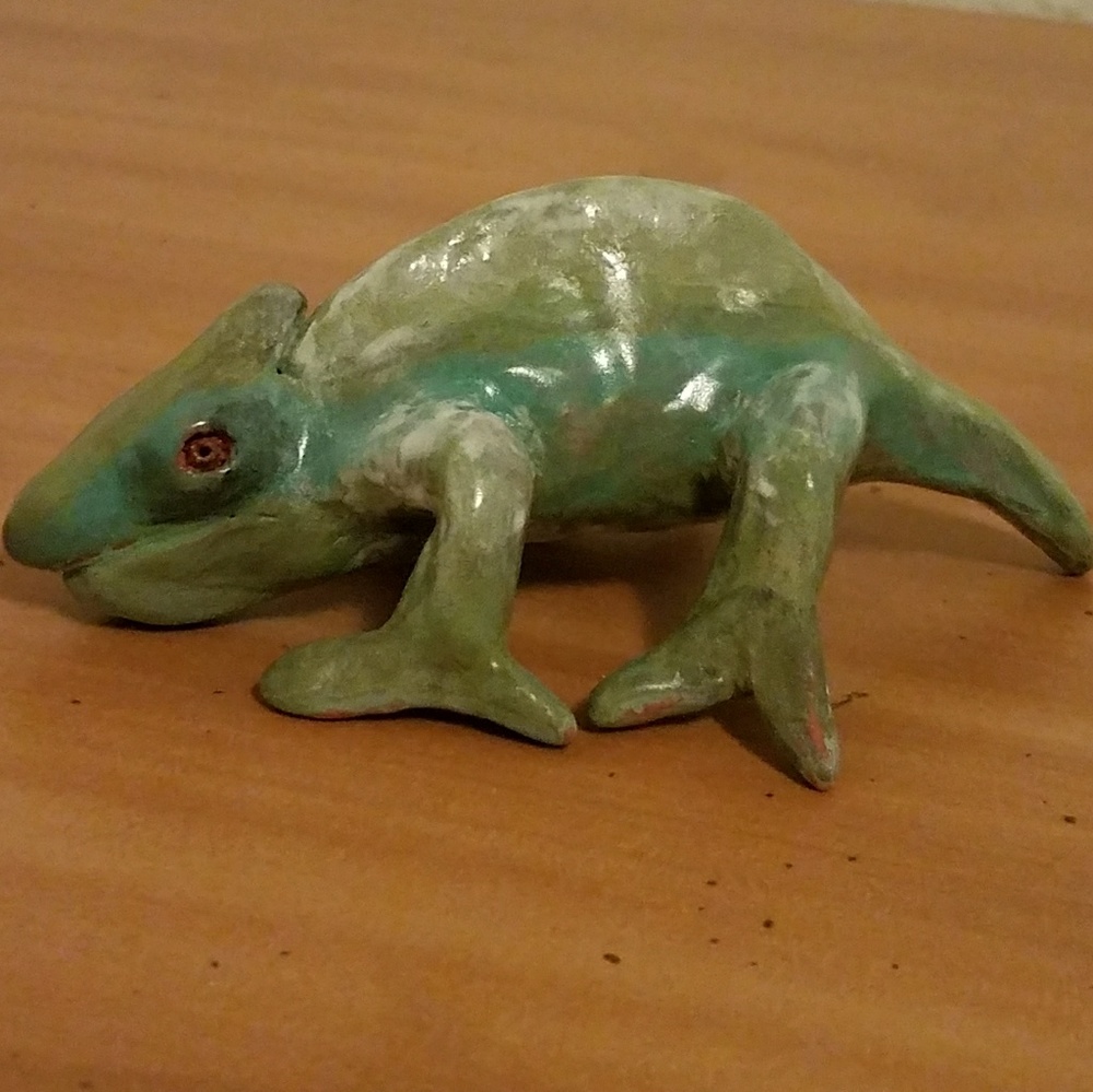 Ceramic Chameleon